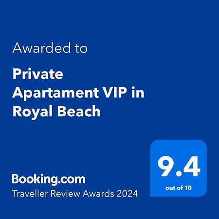 Private Apartament Vip In Royal Beach Slântsjev Brjag Eksteriør bilde
